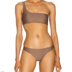 Jade One-Shoulder Brown Bikini